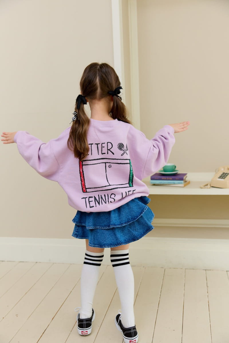 Dore Dore - Korean Children Fashion - #magicofchildhood - Butter Tennis Sweatshirt