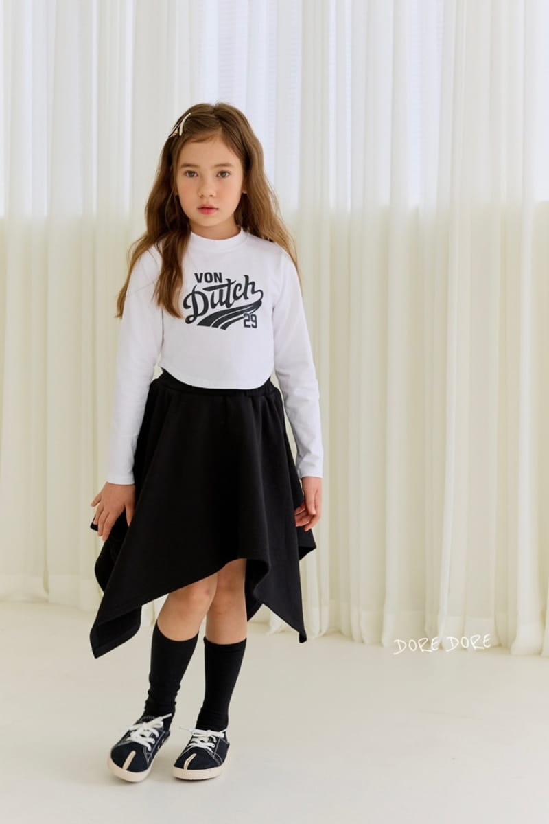 Dore Dore - Korean Children Fashion - #magicofchildhood - Terry Frea Skirt Pants - 3