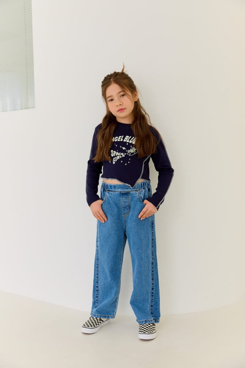 Dore Dore - Korean Children Fashion - #minifashionista - Color Wide Jeans - 5