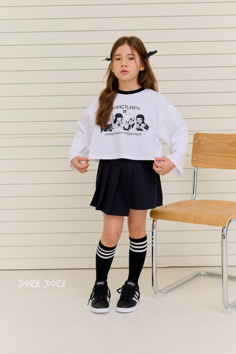 Dore Dore - Korean Children Fashion - #prettylittlegirls - Girls Crop Tee - 8