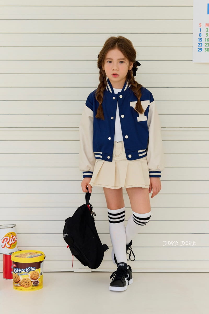 Dore Dore - Korean Children Fashion - #prettylittlegirls - Y Baseball Jumper - 7