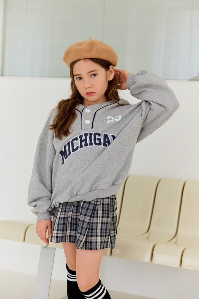 Dore Dore - Korean Children Fashion - #minifashionista - Michigan Sweatshirt - 4