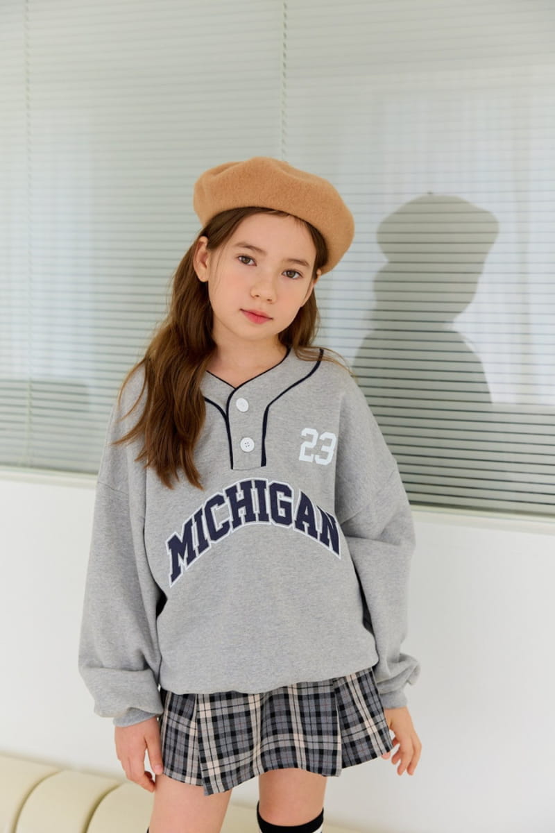 Dore Dore - Korean Children Fashion - #stylishchildhood - Michigan Sweatshirt - 7