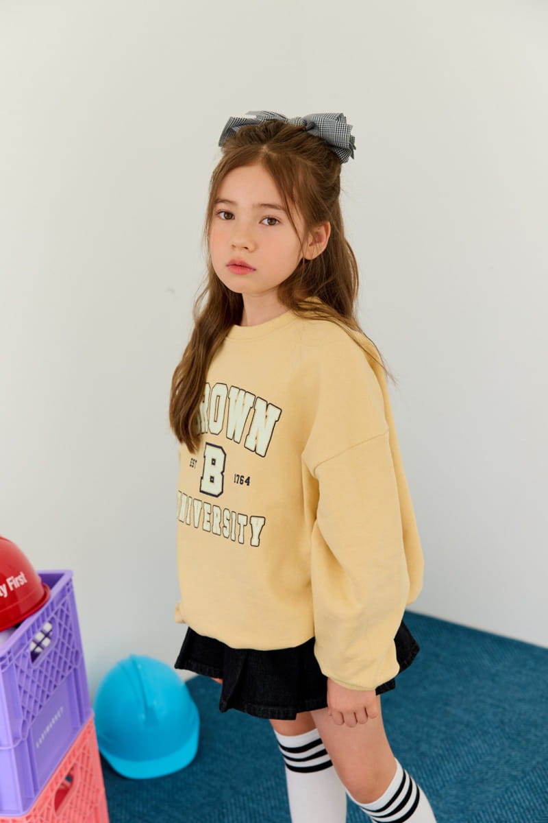 Dore Dore - Korean Children Fashion - #stylishchildhood - B Brown Sweatshirt