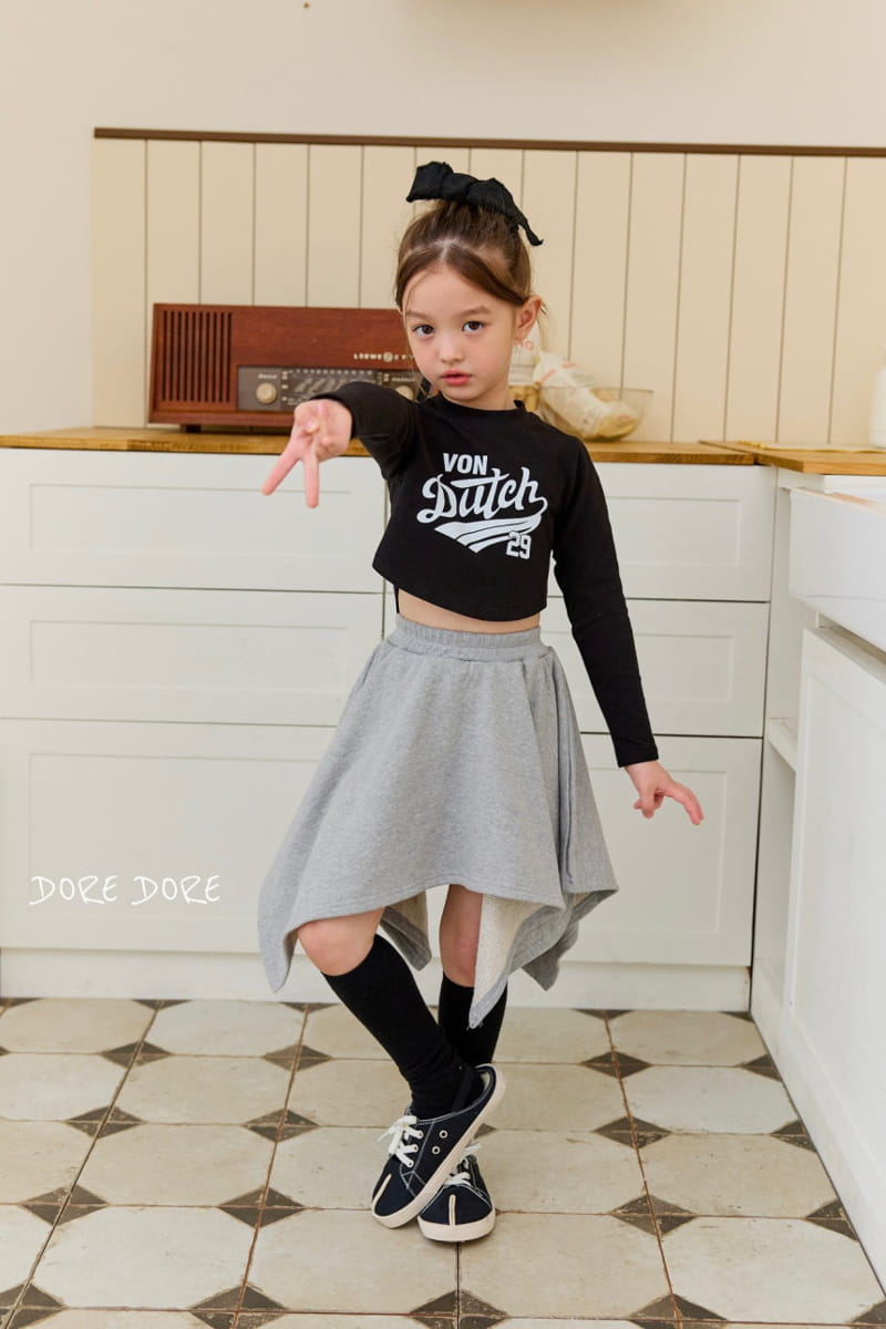 Dore Dore - Korean Children Fashion - #todddlerfashion - Dochi Crop Tee - 11