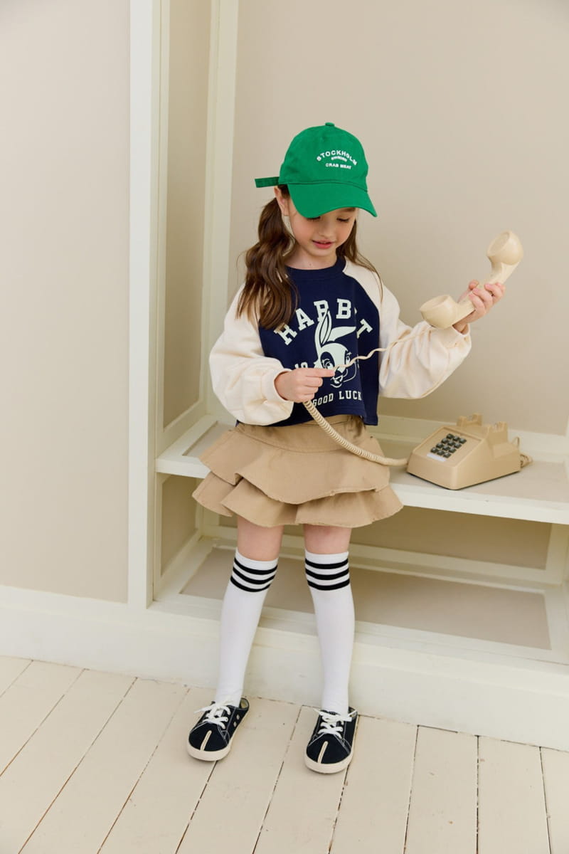 Dore Dore - Korean Children Fashion - #todddlerfashion - Rabbit Raglan Sweatshirt - 4