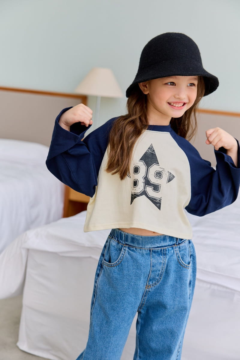 Dore Dore - Korean Children Fashion - #toddlerclothing - 89 Star Crop Tee