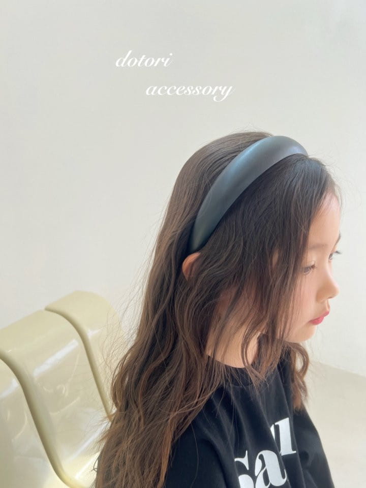 Dotori - Korean Children Fashion - #childofig - Leather Hairband - 4