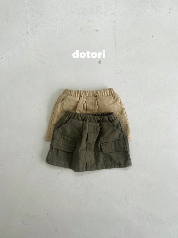 Dotori - Korean Children Fashion - #kidsshorts - Cargo Skirt