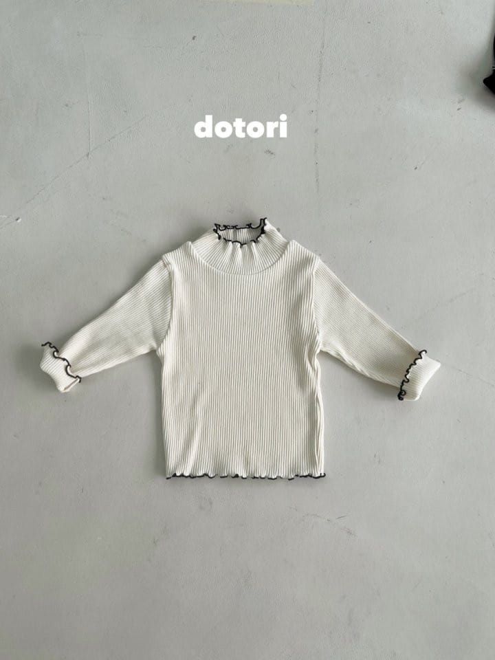 Dotori - Korean Children Fashion - #kidzfashiontrend - Rib Terry Tee - 3