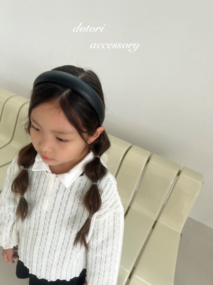 Dotori - Korean Children Fashion - #kidzfashiontrend - Leather Hairband - 11