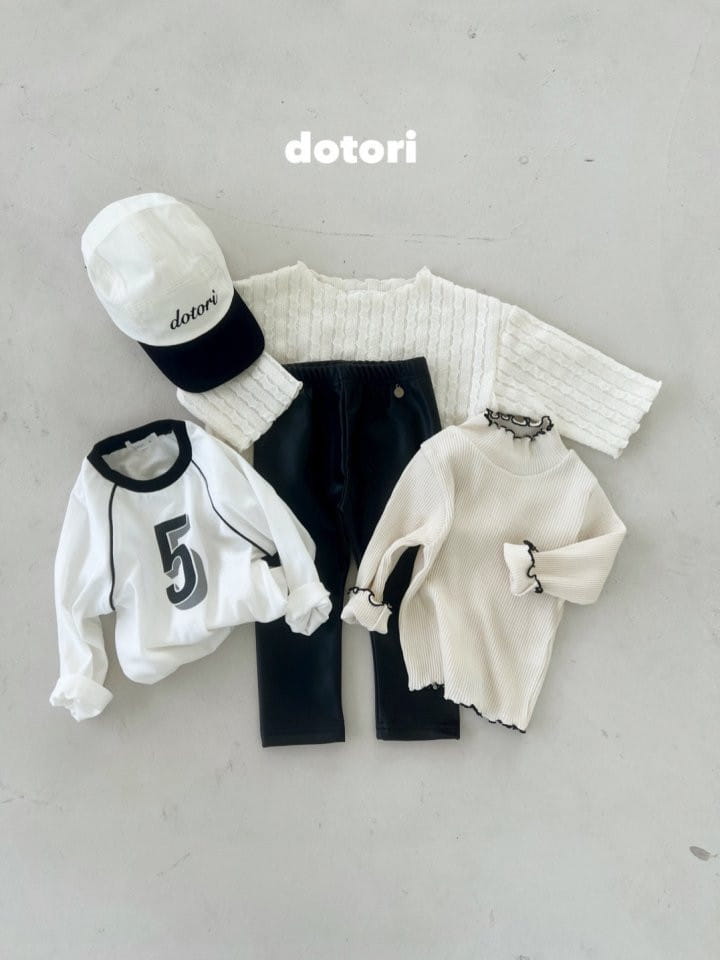 Dotori - Korean Children Fashion - #littlefashionista - Rib Terry Tee - 5