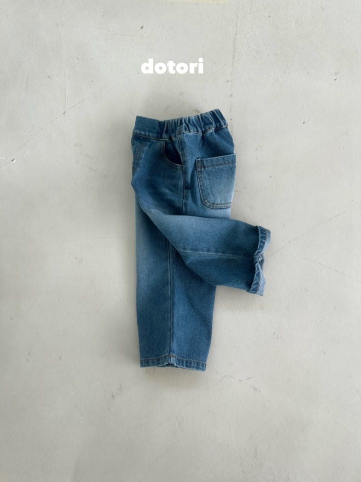 Dotori - Korean Children Fashion - #littlefashionista - Straight Jeans - 3