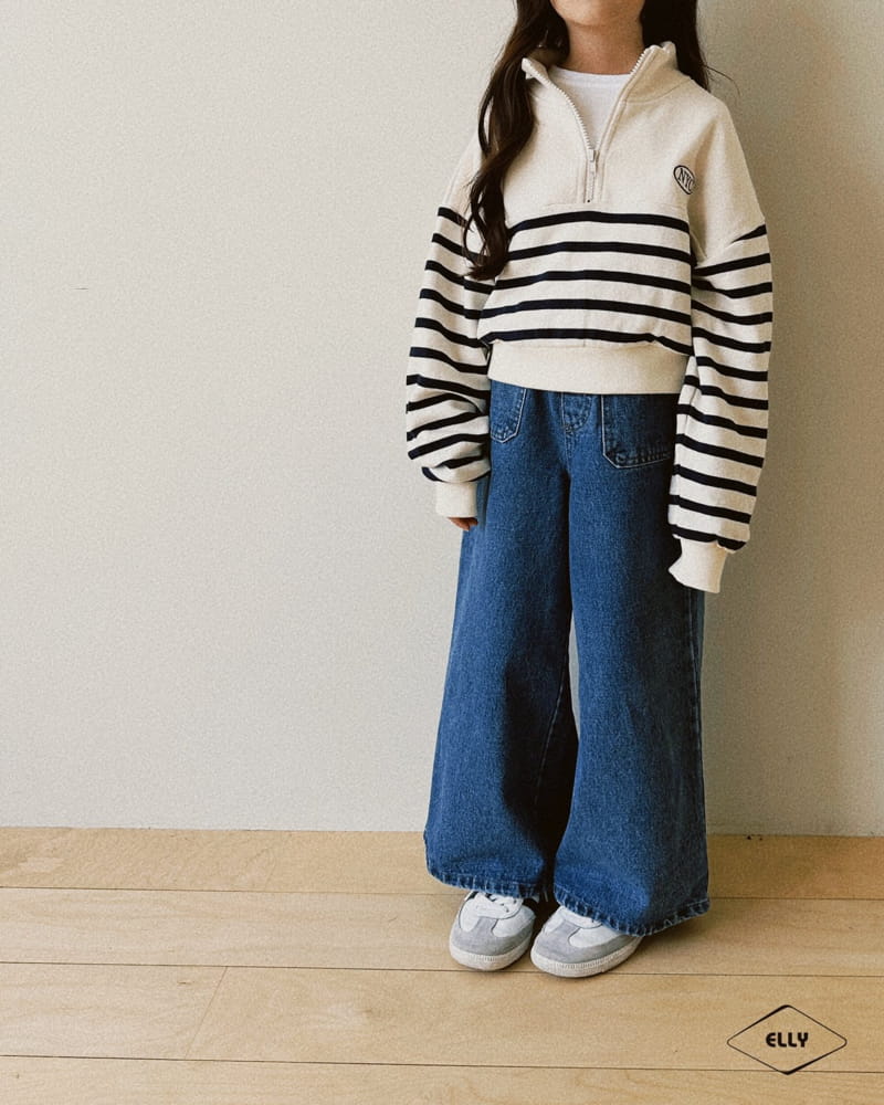 Ellymolly - Korean Children Fashion - #discoveringself - NYC Half Zip-up - 12