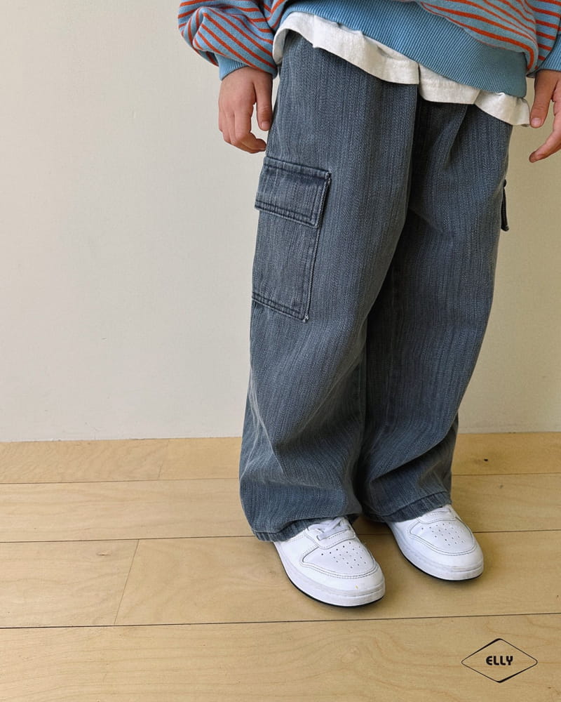 Ellymolly - Korean Children Fashion - #fashionkids - Pigmnet Cargo Pants - 3