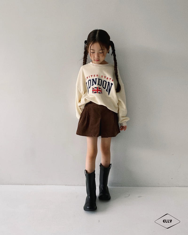 Ellymolly - Korean Children Fashion - #fashionkids - Rib A Cut Skirt Pants - 2