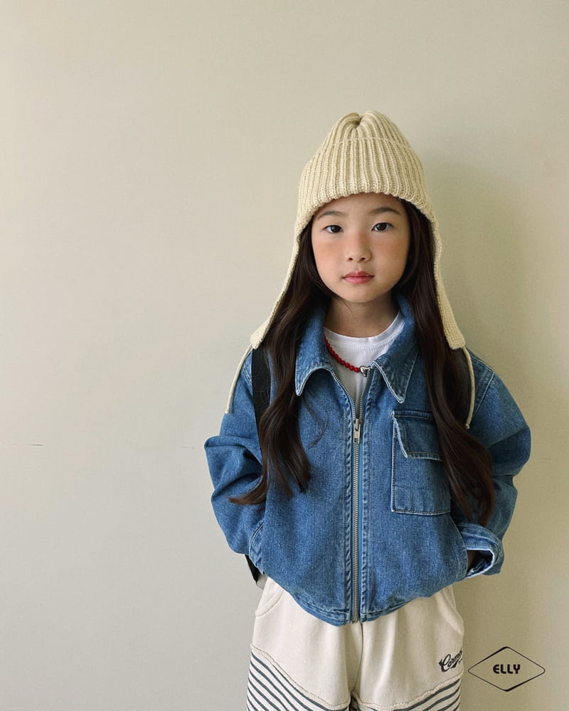 Ellymolly - Korean Children Fashion - #fashionkids - Sand Crop Jacket - 12