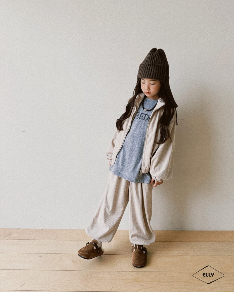 Ellymolly - Korean Children Fashion - #fashionkids - Magaret Two Way Zip-up - 7