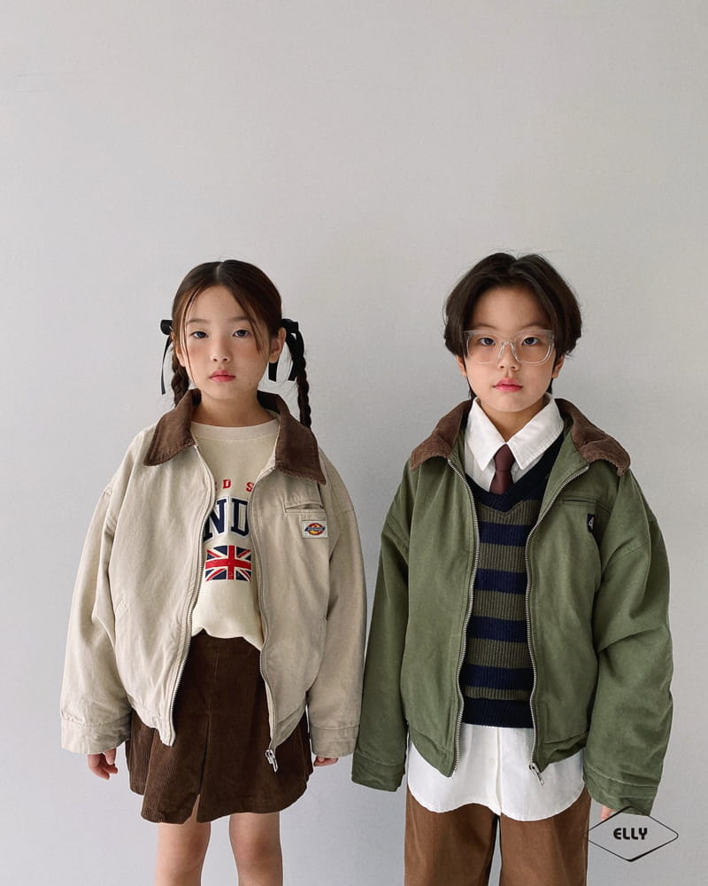 Ellymolly - Korean Children Fashion - #fashionkids - Soft Color Jacket - 6