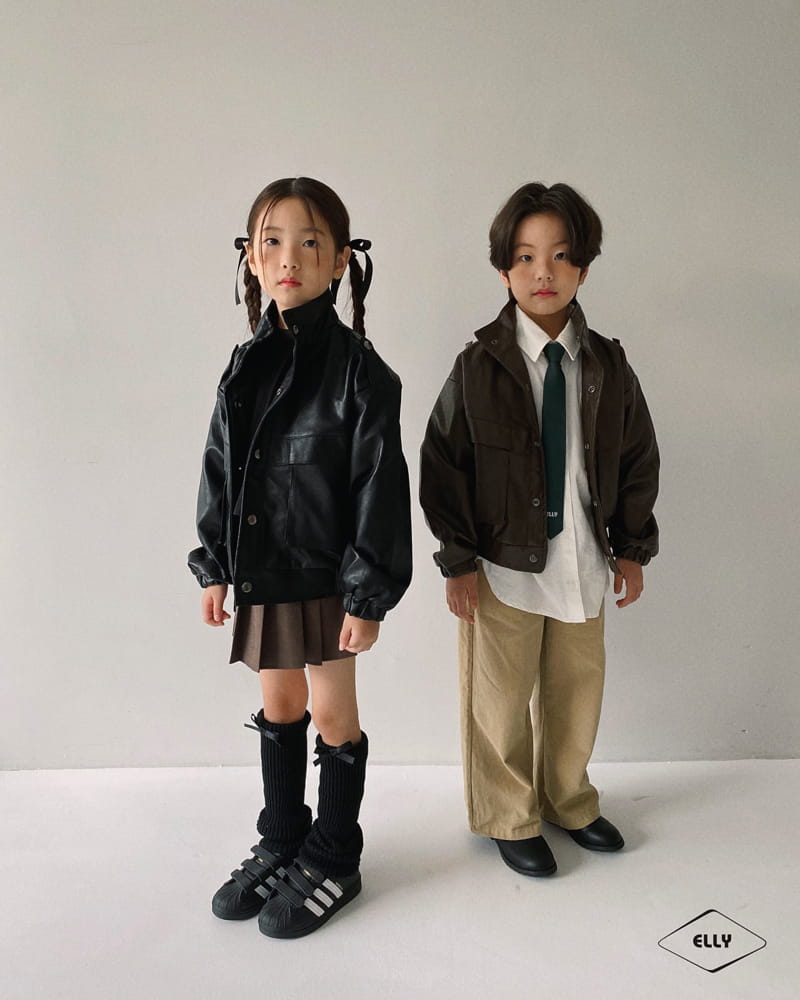 Ellymolly - Korean Children Fashion - #fashionkids - Legend Leather Jacket - 5