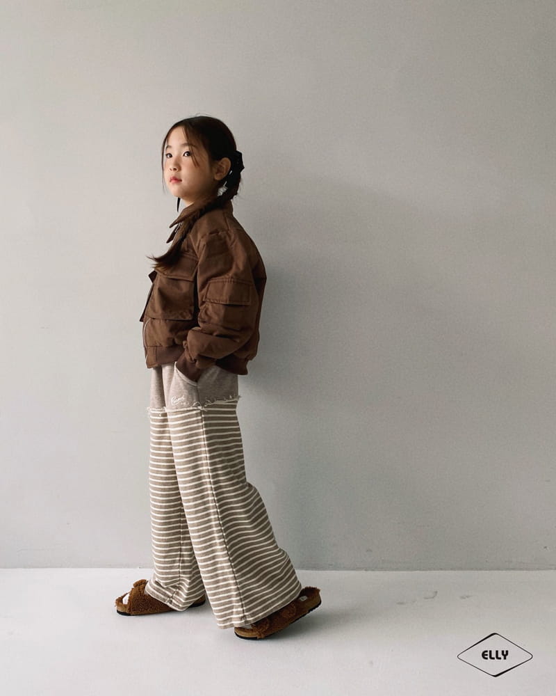 Ellymolly - Korean Children Fashion - #littlefashionista - Mix Pants - 6