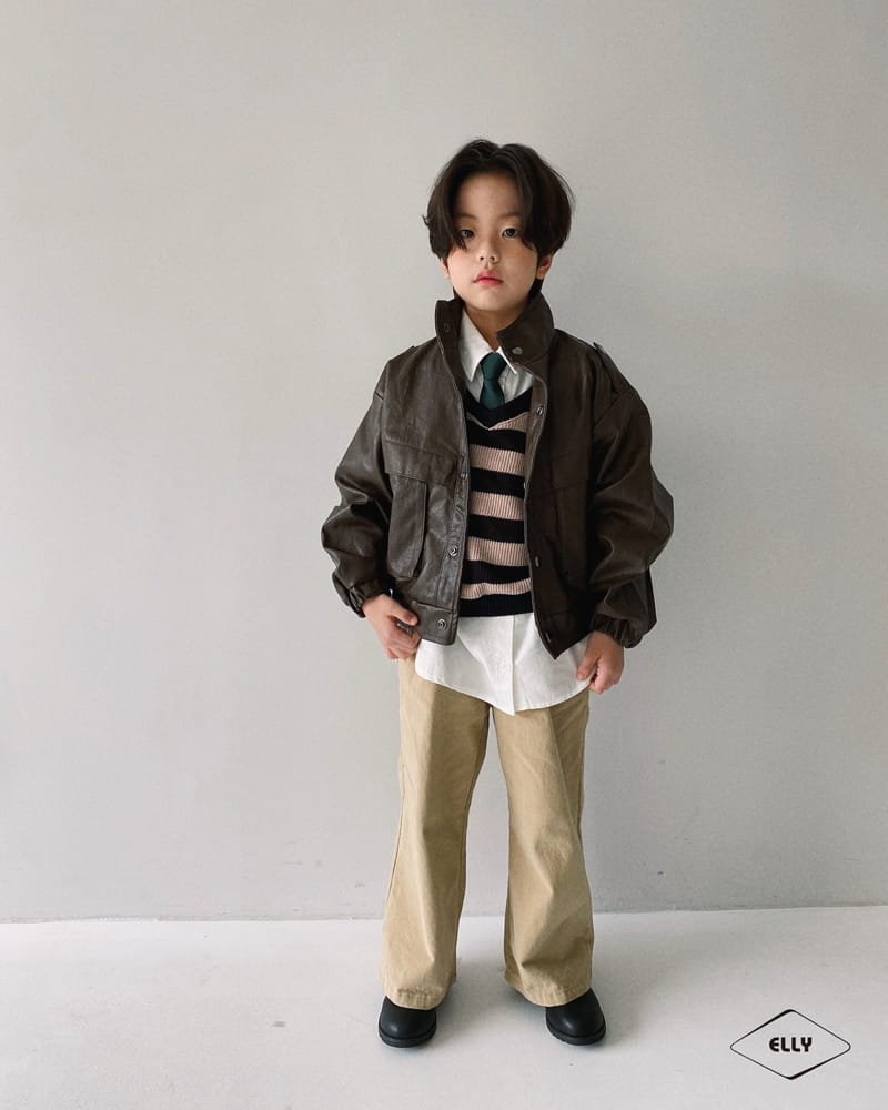 Ellymolly - Korean Children Fashion - #magicofchildhood - Legend Leather Jacket - 11