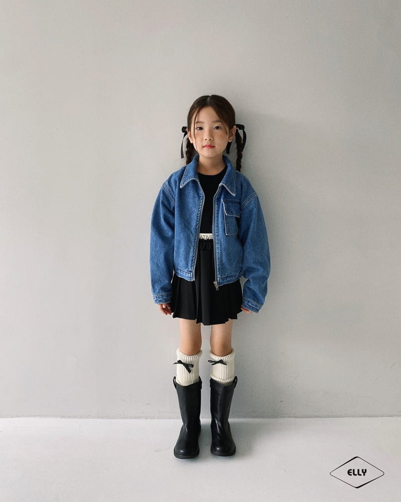 Ellymolly - Korean Children Fashion - #minifashionista - Sand Crop Jacket - 5