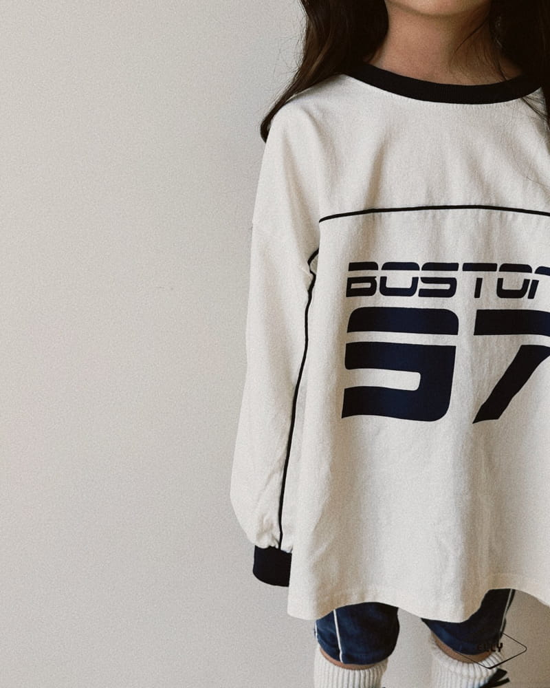 Ellymolly - Korean Children Fashion - #prettylittlegirls - Boston Color Tee - 9