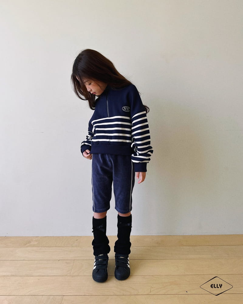 Ellymolly - Korean Children Fashion - #prettylittlegirls - NYC Half Zip-up - 5