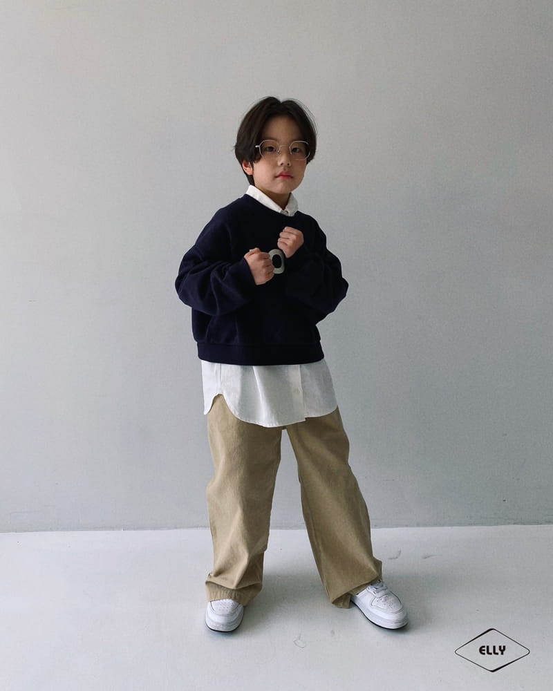 Ellymolly - Korean Children Fashion - #stylishchildhood - Love Crop Sweatshirt - 7