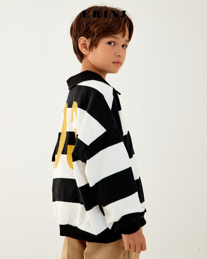 Erin J - Korean Children Fashion - #childofig - Stripes Sweatshirt - 6