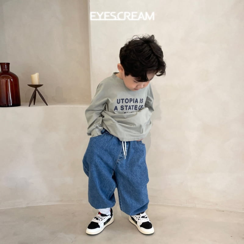 Eyescream - Korean Children Fashion - #kidzfashiontrend - A Big Lavel Pants - 3