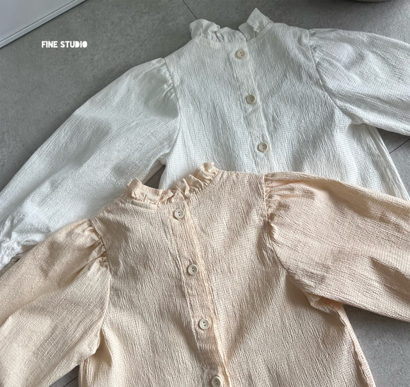 Fine-Studio - Korean Children Fashion - #minifashionista - Embo Blouse