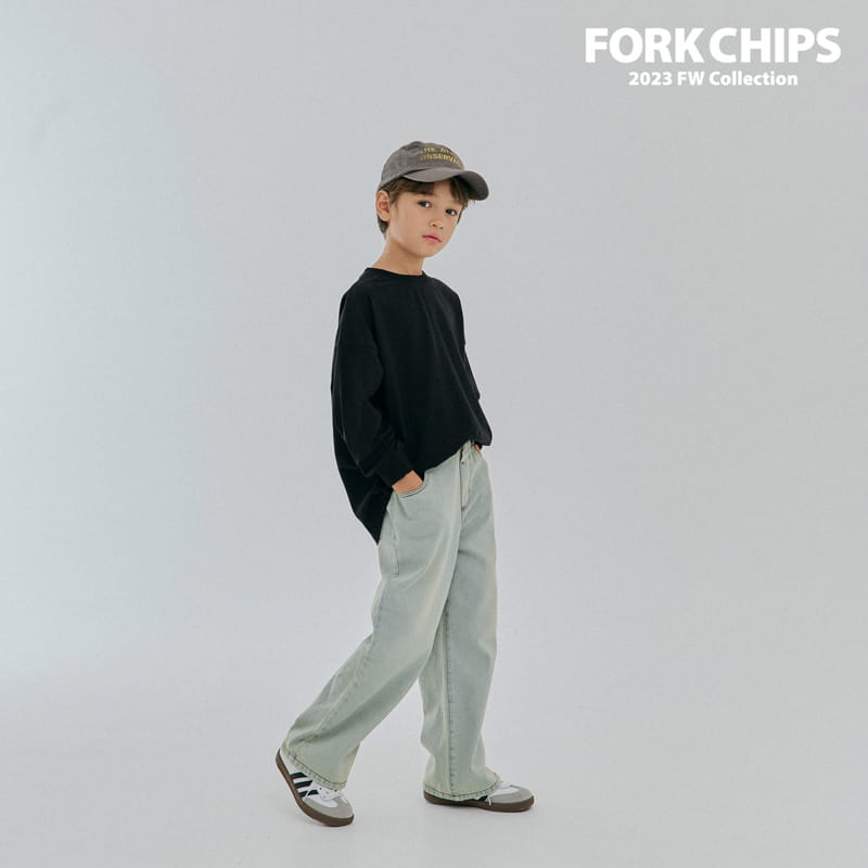 Fork Chips - Korean Children Fashion - #Kfashion4kids - Hei Jeans - 12