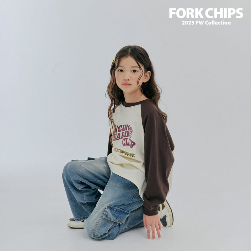 Fork Chips - Korean Children Fashion - #Kfashion4kids - Heavy Tee - 6