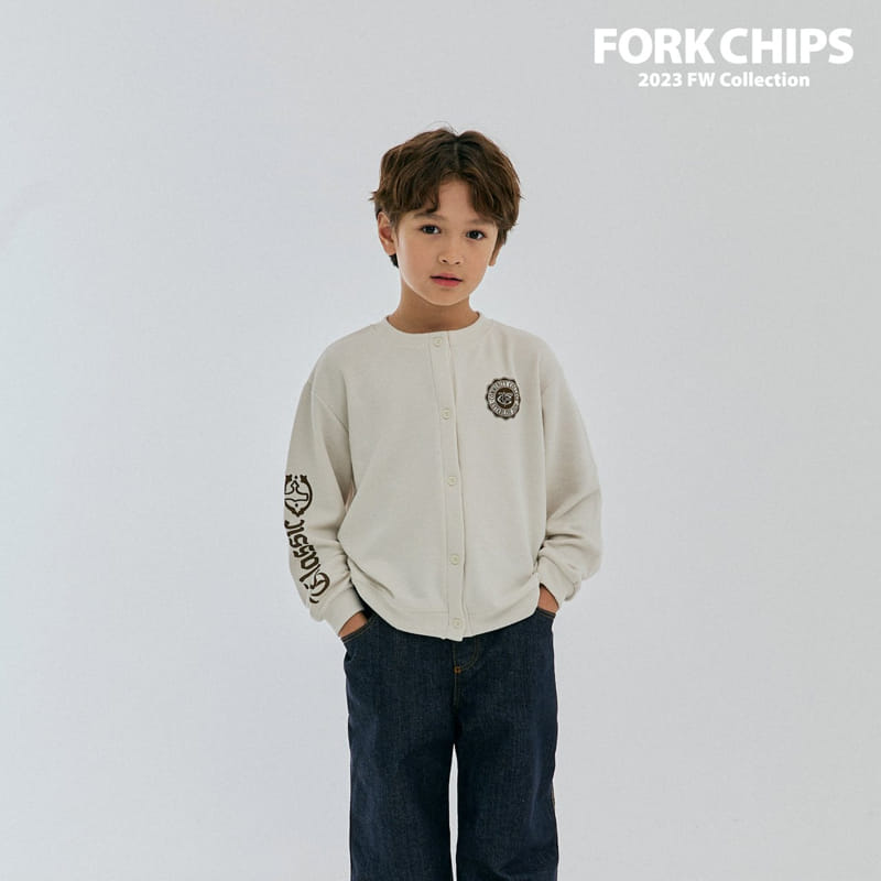 Fork Chips - Korean Children Fashion - #Kfashion4kids - Cle Cardigan