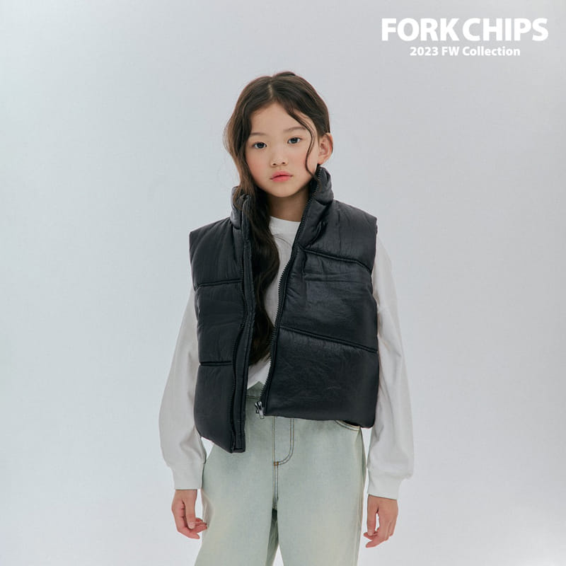 Fork Chips - Korean Children Fashion - #Kfashion4kids - Glove Padding Vest - 8