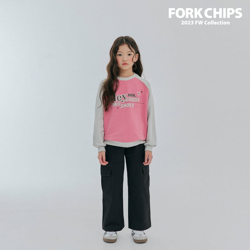 Fork Chips - Korean Children Fashion - #Kfashion4kids - Goodie Raglan Sweatshirt - 7