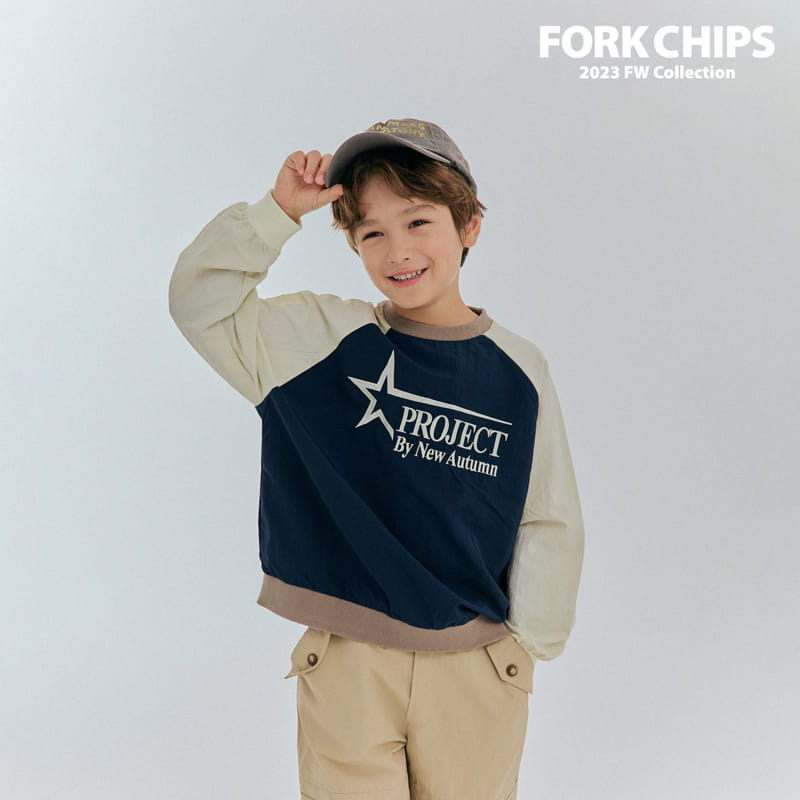 Fork Chips - Korean Children Fashion - #Kfashion4kids - Star Anorak Sweatshirt - 6