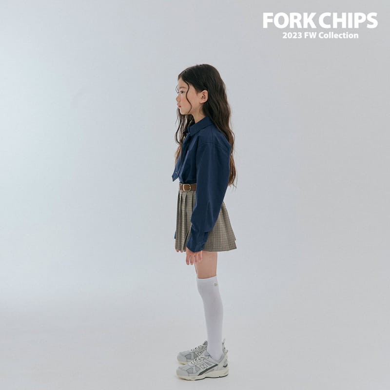 Fork Chips - Korean Children Fashion - #childofig - Apfel Embrodiery Shirt - 8