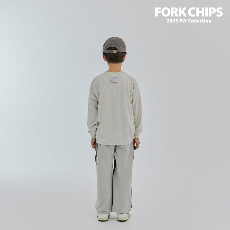 Fork Chips - Korean Children Fashion - #childofig - More Tee - 12