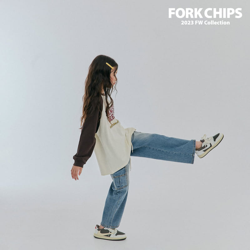 Fork Chips - Korean Children Fashion - #childofig - Heavy Tee - 11