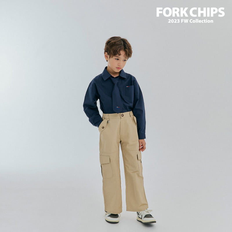 Fork Chips - Korean Children Fashion - #childofig - Apfel Neck Tie - 11