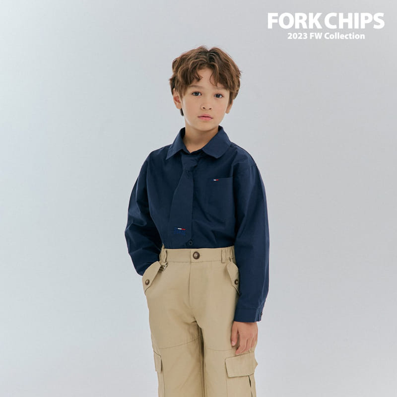 Fork Chips - Korean Children Fashion - #childofig - Apfel Neck Tie - 12