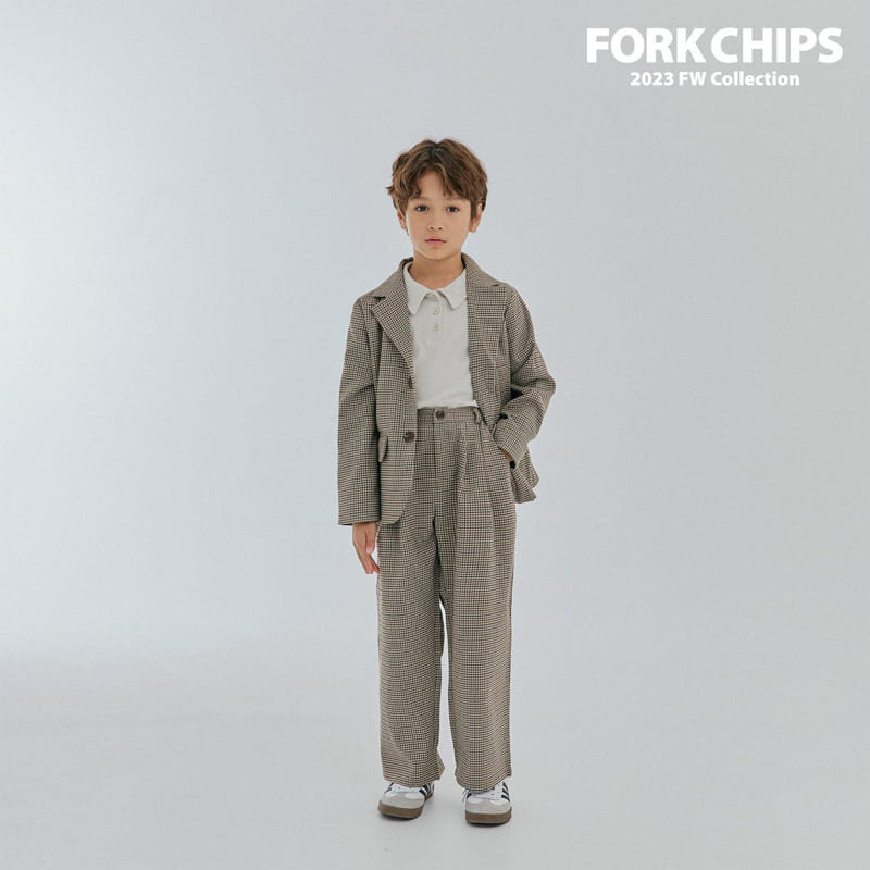 Fork Chips - Korean Children Fashion - #childofig - Hound Pants - 2