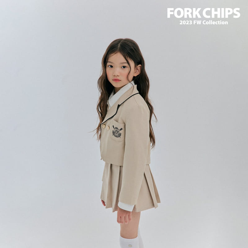 Fork Chips - Korean Children Fashion - #childrensboutique - Amber Wrinkle Skirt - 7