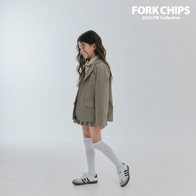 Fork Chips - Korean Children Fashion - #childrensboutique - Hound Belt Skirt - 3