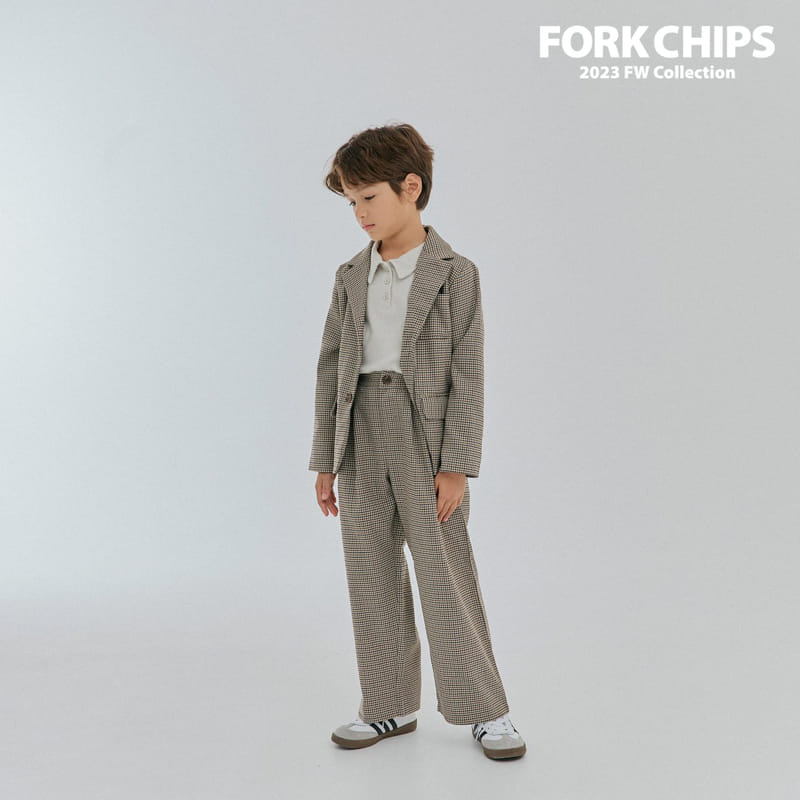 Fork Chips - Korean Children Fashion - #designkidswear - Hound Pants - 5