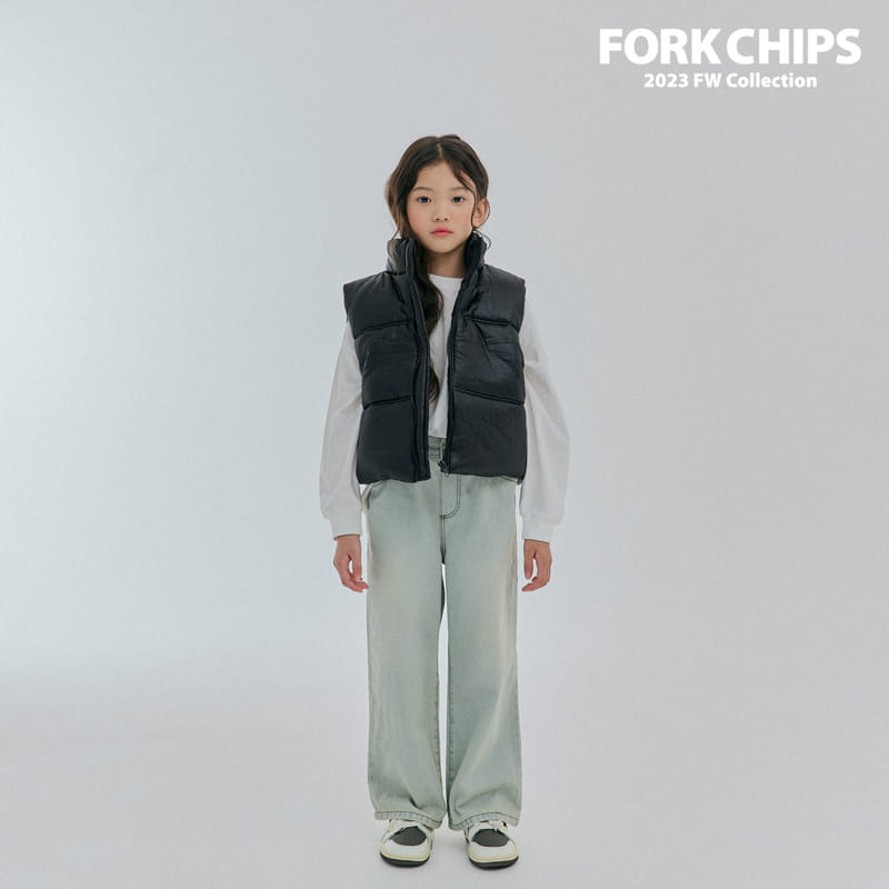 Fork Chips - Korean Children Fashion - #discoveringself - Hei Jeans - 7