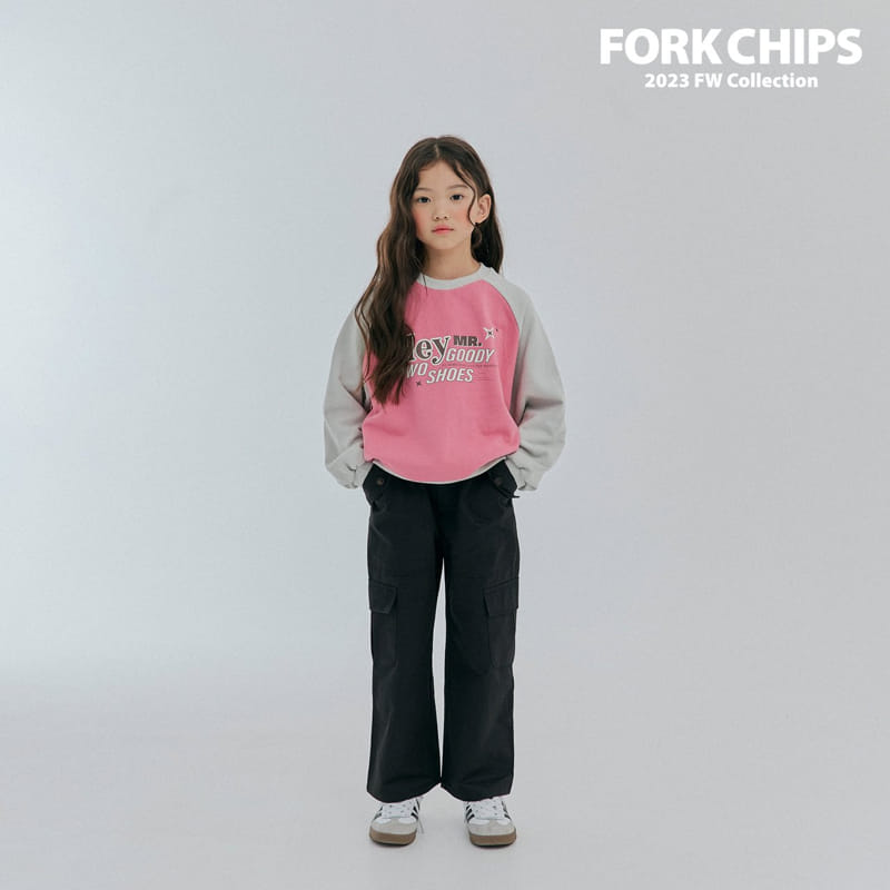 Fork Chips - Korean Children Fashion - #discoveringself - Goodie Raglan Sweatshirt - 2